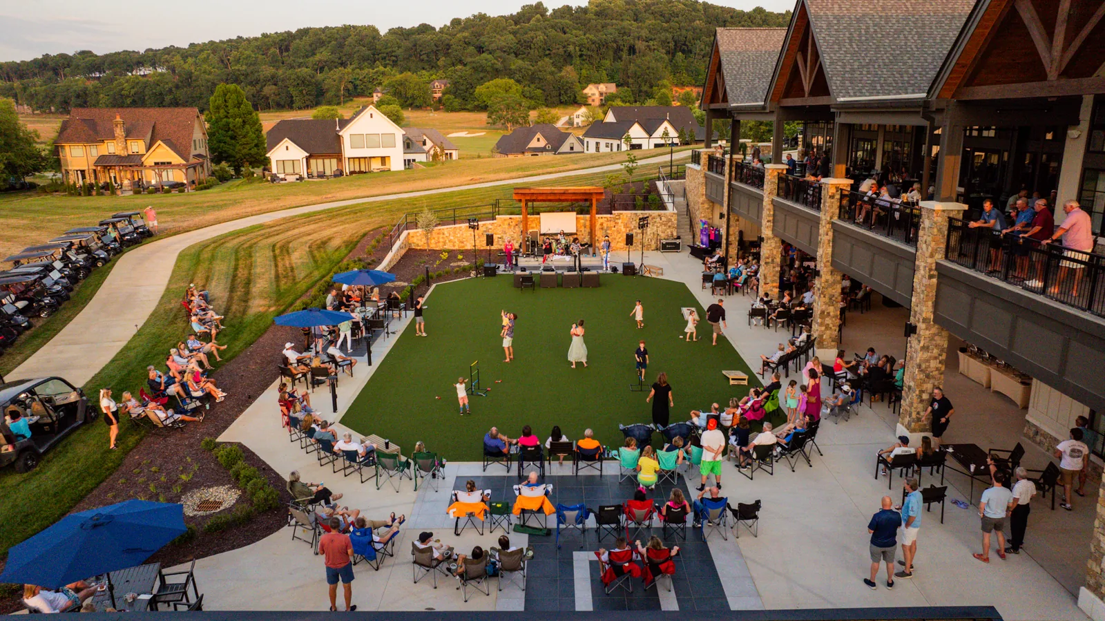 Clubhouse gathering at Tennessee National
